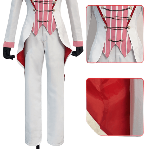 Lucifer Morningstar Cosplay Costume from Helluva Boss Anime - Coscosmos