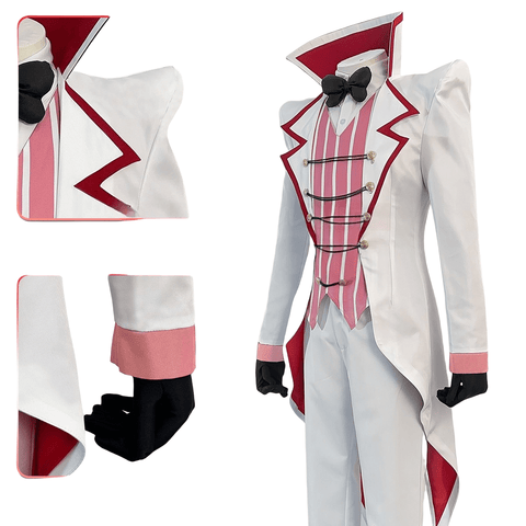 Lucifer Morningstar Cosplay Costume from Helluva Boss Anime - Coscosmos