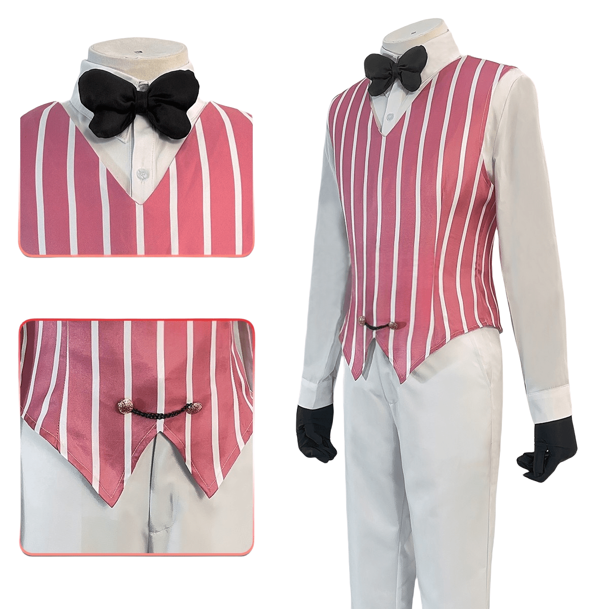 Lucifer Morningstar Cosplay Costume from Helluva Boss Anime - Coscosmos
