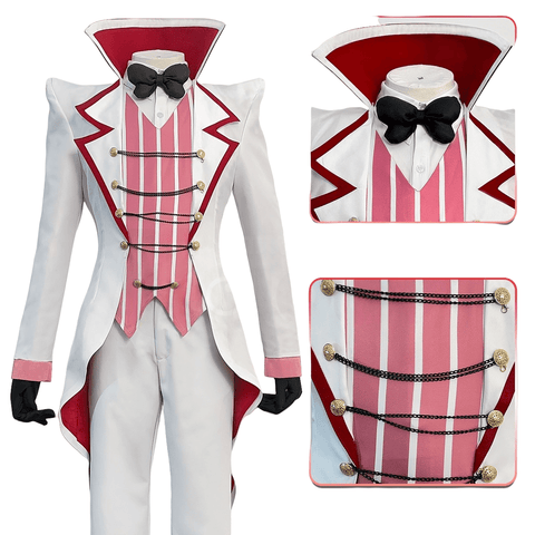 Lucifer Morningstar Cosplay Costume from Helluva Boss Anime - Coscosmos