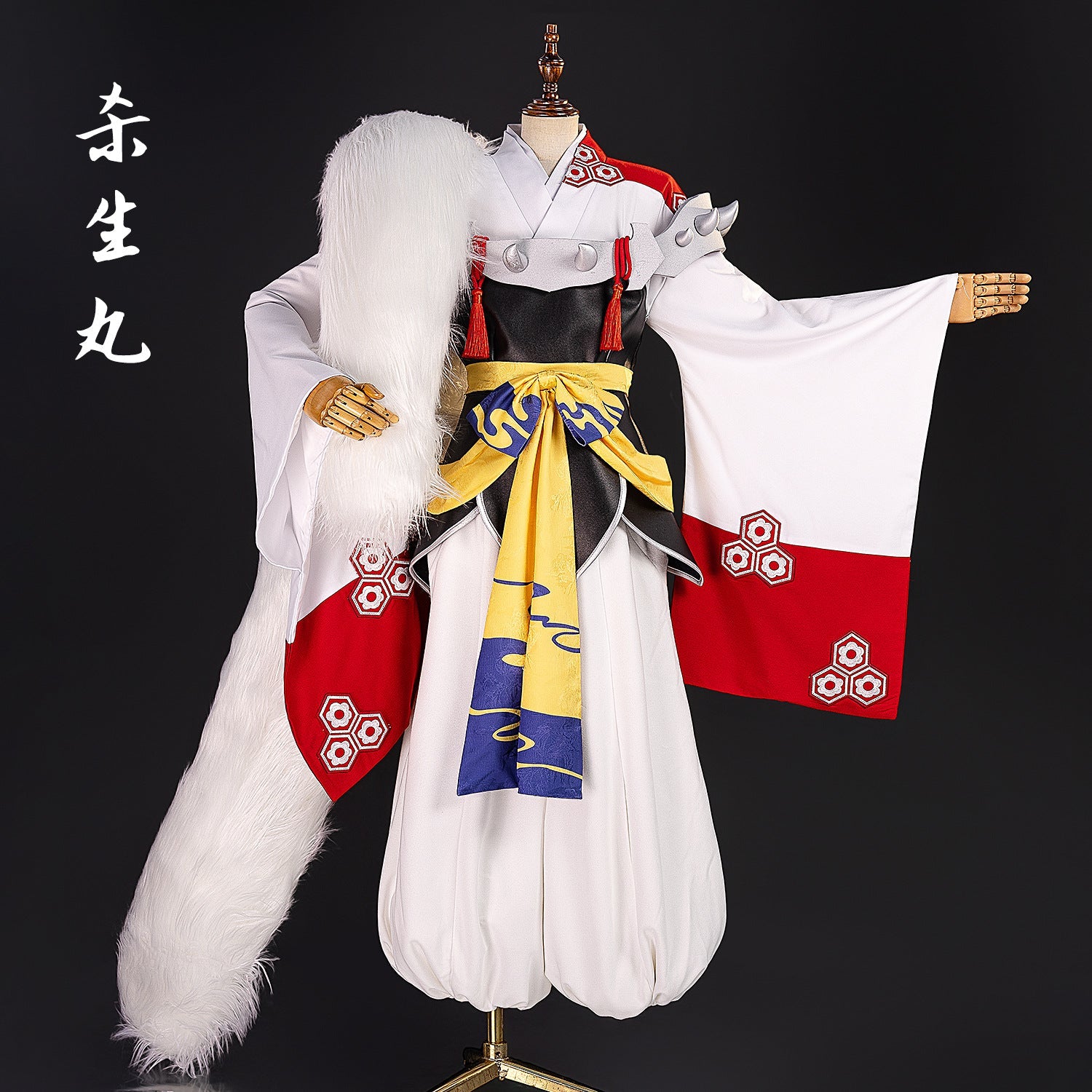 Luxury Custom Sesshomaru Cosplay Full Outfit, Inuyasha Anime Japanese Style Costume - Coscosmos