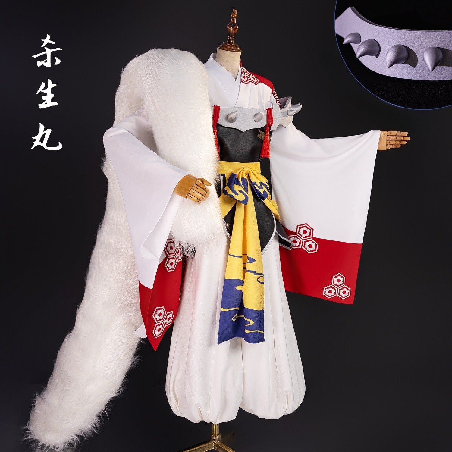 Luxury Custom Sesshomaru Cosplay Full Outfit, Inuyasha Anime Japanese Style Costume - Coscosmos