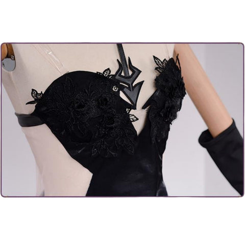 Magical Girl Madoka Cosplay Costume Akemi Homura Demon God Dress Homulilly Anime Dress - Coscosmos