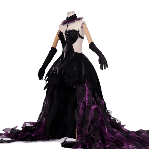 Magical Girl Madoka Cosplay Costume Akemi Homura Demon God Dress Homulilly Anime Dress - Coscosmos