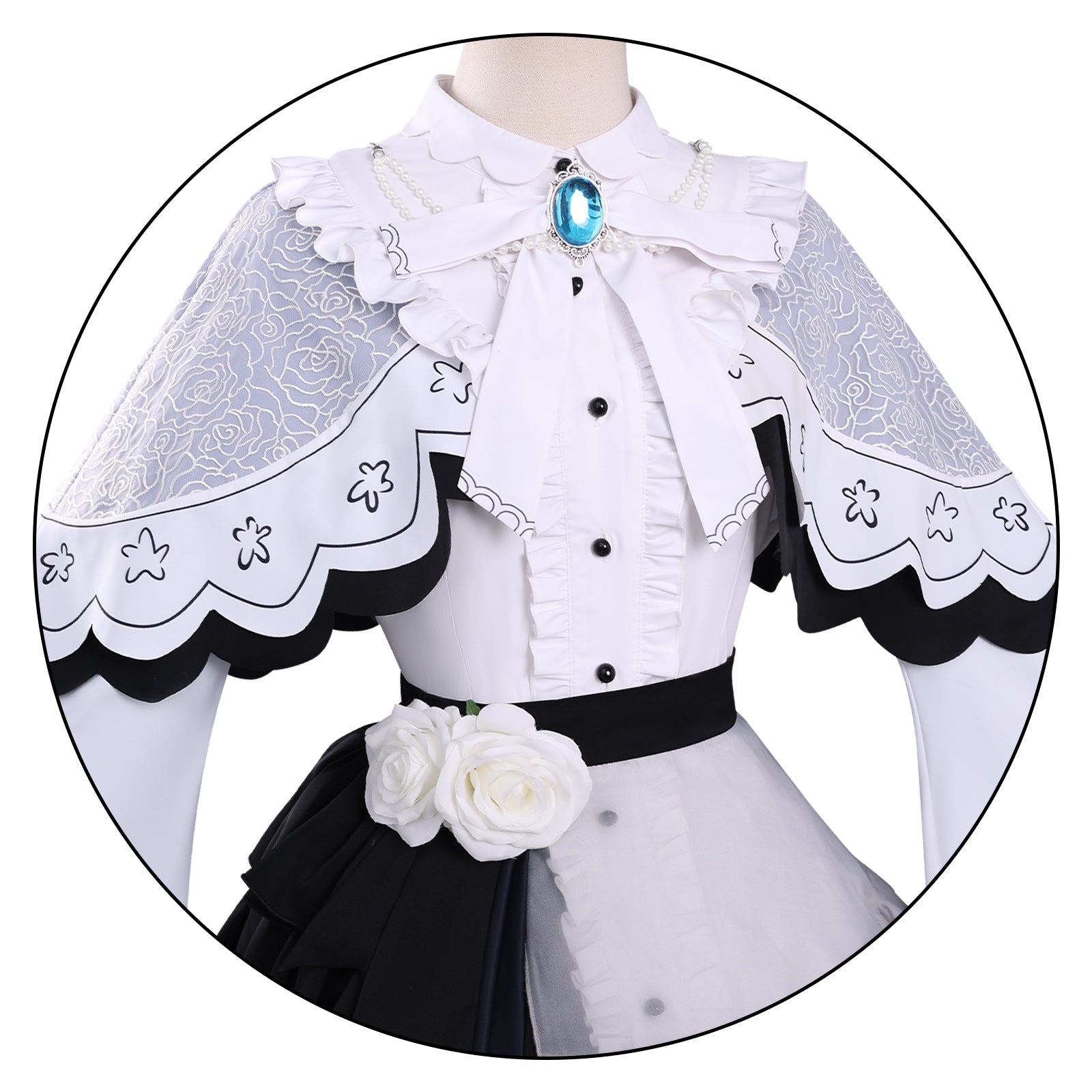 Magical Girl Witch Trial - Yukiyo Cosplay Costume Set | Grand Witch Judge Anime Game Outfit Full Set - Coscosmos