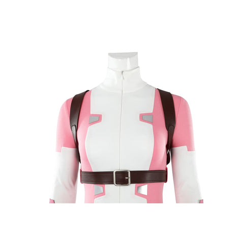 Marvel Comics Gwenpool Cosplay Costume with Matching Dual Blade Accessories - Coscosmos