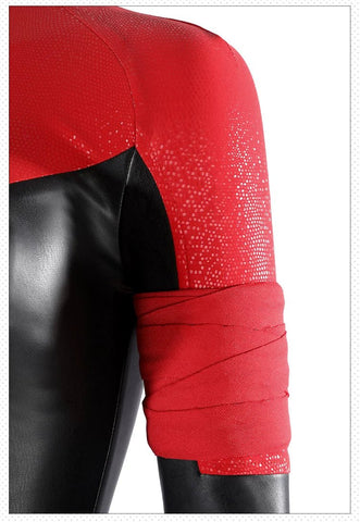 Marvel Elektra Daredevil Cosplay Costume | Red Comic Suit for Women Superhero Role - Play - Coscosmos