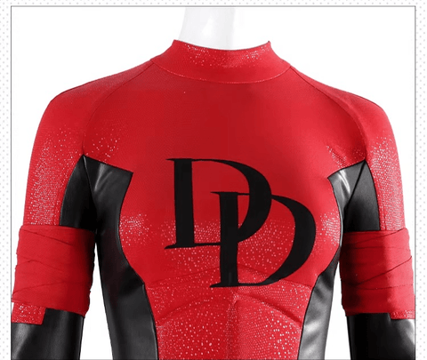 Marvel Elektra Daredevil Cosplay Costume | Red Comic Suit for Women Superhero Role - Play - Coscosmos