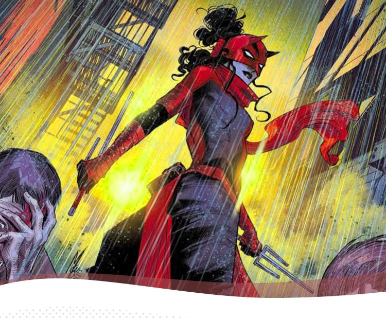 Marvel Elektra Daredevil Cosplay Costume | Red Comic Suit for Women Superhero Role - Play - Coscosmos