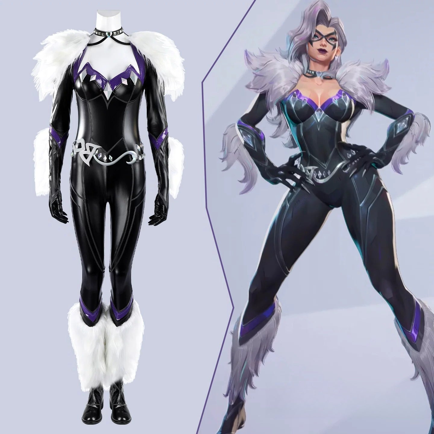 Marvel Rivals Black Cat Cosplay Costume - Coscosmos