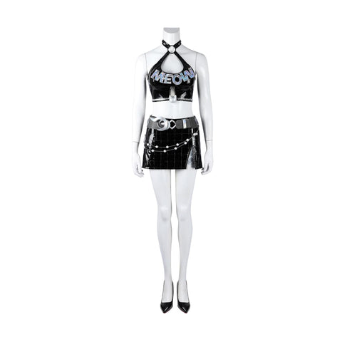 Marvel Rivals Black Cat Felicia Hardy Cosplay Costume - Coscosmos