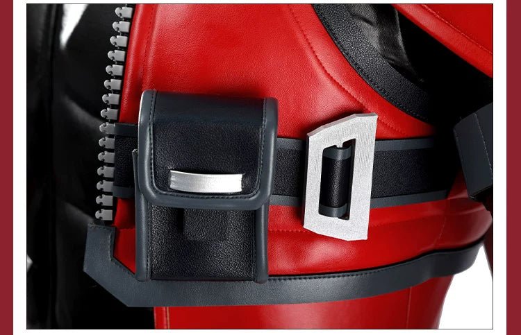 Marvel Rivals Deadpool Cosplay Costume Game Role Play Full Set Outfit - Coscosmos