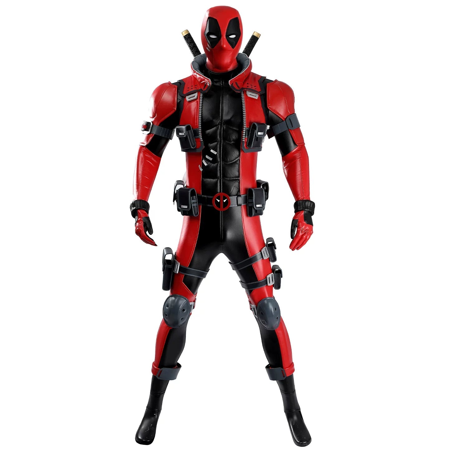 Marvel Rivals Deadpool Cosplay Costume Game Role Play Full Set Outfit - Coscosmos