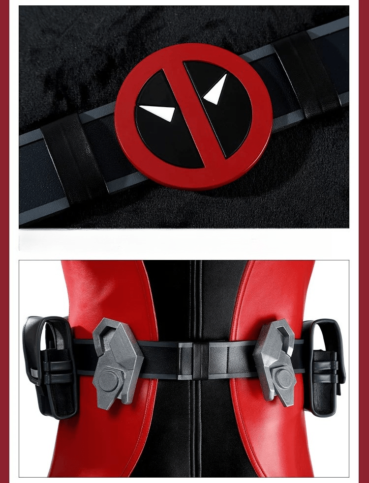 Marvel Rivals Deadpool Cosplay Costume Game Role Play Full Set Outfit - Coscosmos