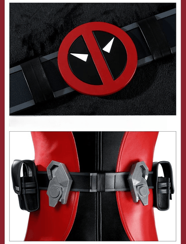 Marvel Rivals Deadpool Cosplay Costume Game Role Play Full Set Outfit - Coscosmos