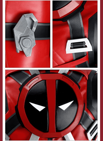 Marvel Rivals Deadpool Cosplay Costume Game Role Play Full Set Outfit - Coscosmos