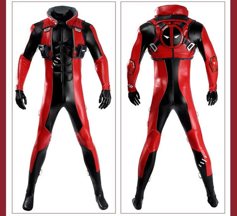 Marvel Rivals Deadpool Cosplay Costume Game Role Play Full Set Outfit - Coscosmos