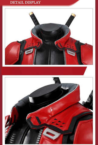 Marvel Rivals Deadpool Cosplay Costume Game Role Play Full Set Outfit - Coscosmos
