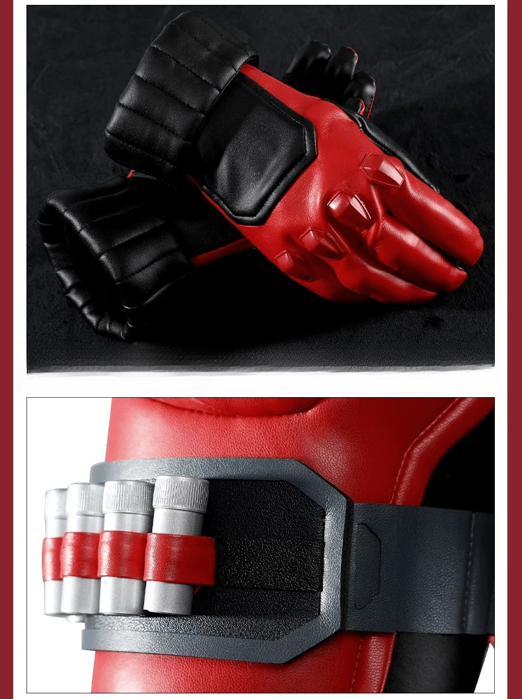 Marvel Rivals Deadpool Cosplay Costume Game Role Play Full Set Outfit - Coscosmos