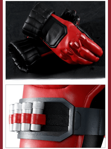 Marvel Rivals Deadpool Cosplay Costume Game Role Play Full Set Outfit - Coscosmos