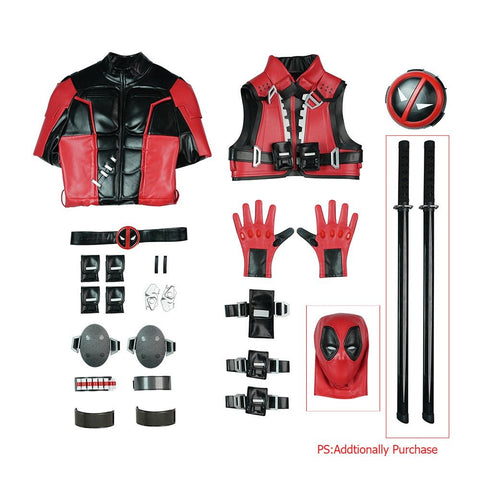 Marvel Rivals Deadpool Full Set Cosplay Costume ， Premium Superhero Outfit - Coscosmos