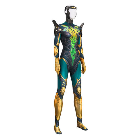 Marvel Rivals Phoenix Jean Grey Cosplay Jumpsuit Costume for Adults - Coscosmos