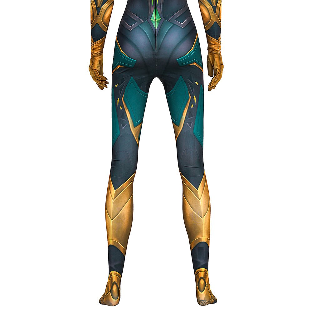 Marvel Rivals Phoenix Jean Grey Cosplay Jumpsuit Costume for Adults - Coscosmos