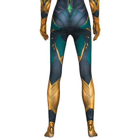 Marvel Rivals Phoenix Jean Grey Cosplay Jumpsuit Costume for Adults - Coscosmos