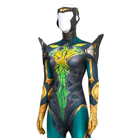 Marvel Rivals Phoenix Jean Grey Cosplay Jumpsuit Costume for Adults - Coscosmos