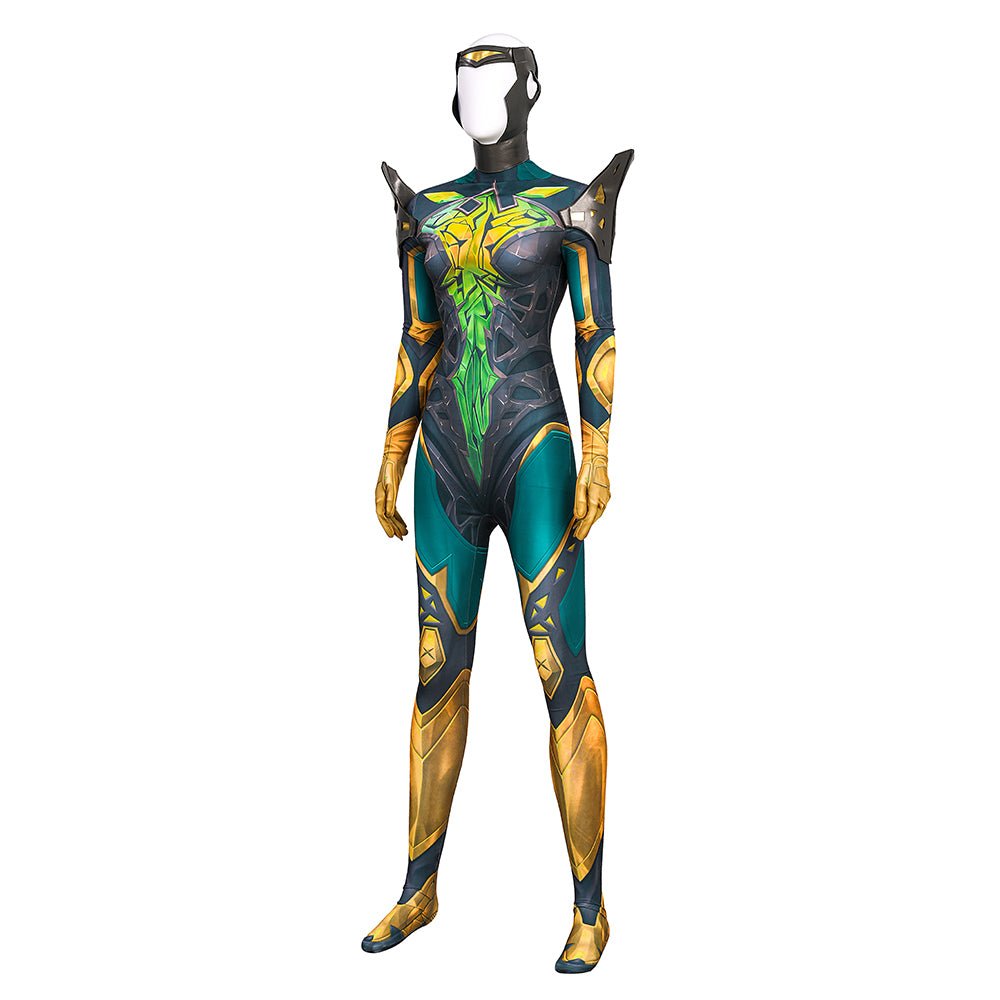 Marvel Rivals Phoenix Jean Grey Cosplay Jumpsuit Costume for Adults - Coscosmos