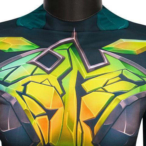 Marvel Rivals Phoenix Jean Grey Cosplay Jumpsuit Costume for Adults - Coscosmos