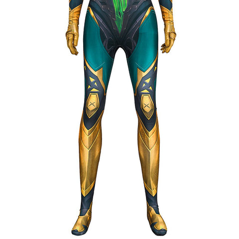 Marvel Rivals Phoenix Jean Grey Cosplay Jumpsuit Costume for Adults - Coscosmos