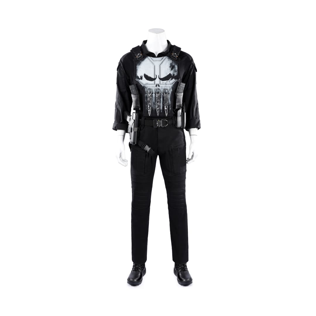 Marvel Spider Man 4 The Punisher Cosplay Costume - Coscosmos