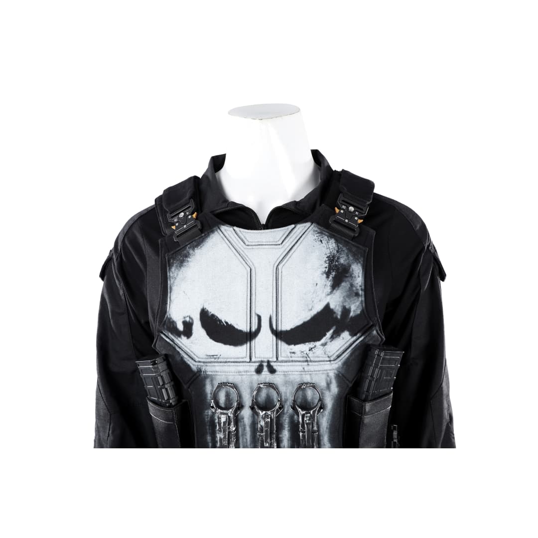 Marvel Spider Man 4 The Punisher Cosplay Costume - Coscosmos