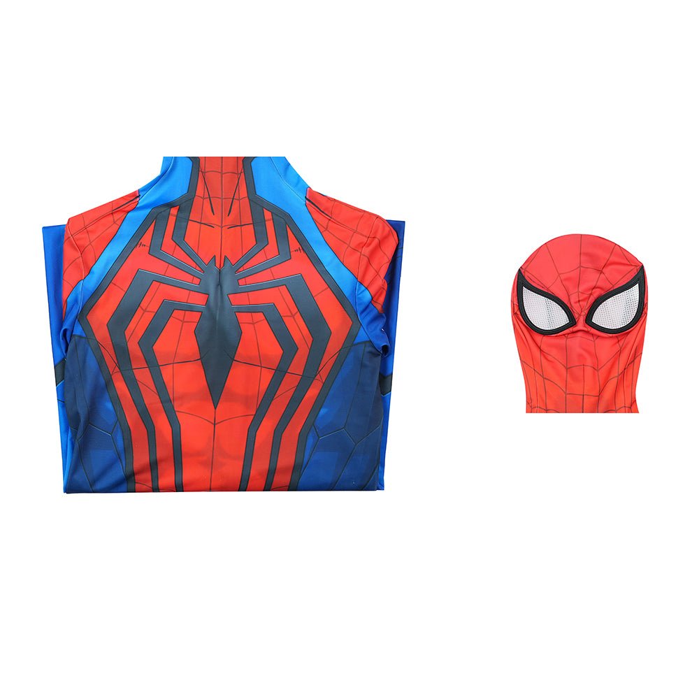 Marvel: Spider - Man Cosplay Jumpsuit, Premium Halloween Costume for Adults, Authentic Muscle Print Design - Coscosmos