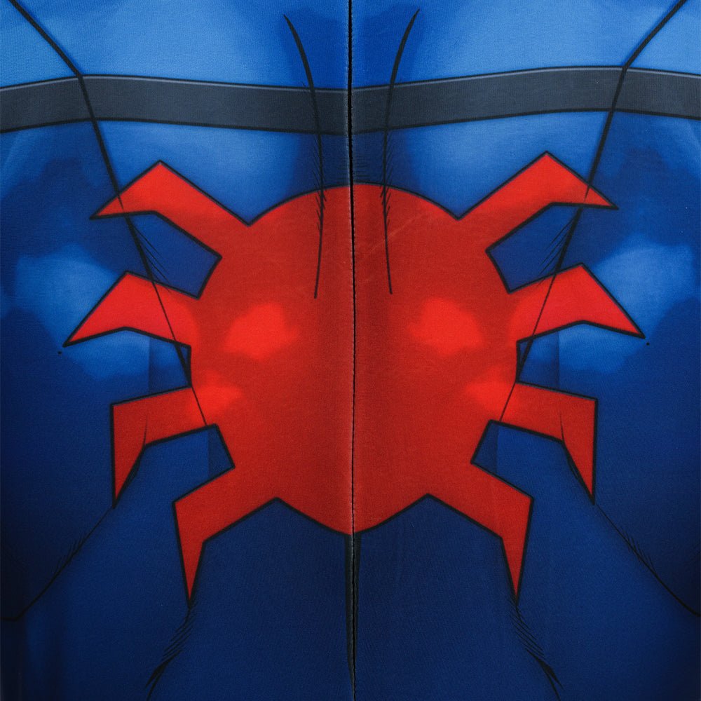 Marvel: Spider - Man Cosplay Jumpsuit, Premium Halloween Costume for Adults, Authentic Muscle Print Design - Coscosmos