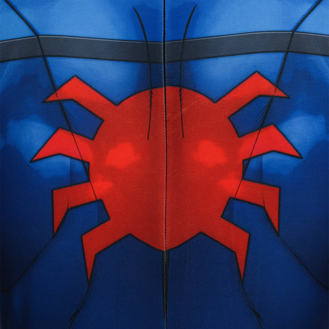 Marvel: Spider - Man Cosplay Jumpsuit, Premium Halloween Costume for Adults, Authentic Muscle Print Design - Coscosmos
