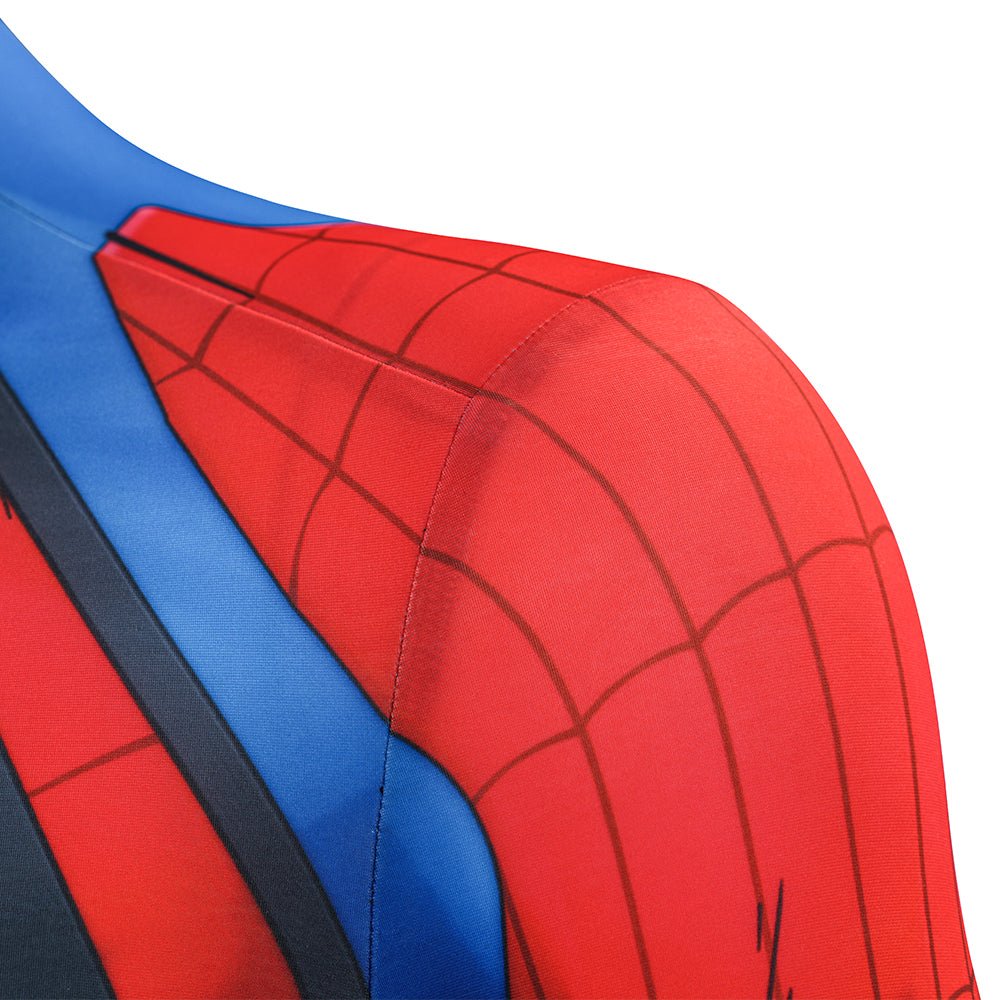 Marvel: Spider - Man Cosplay Jumpsuit, Premium Halloween Costume for Adults, Authentic Muscle Print Design - Coscosmos