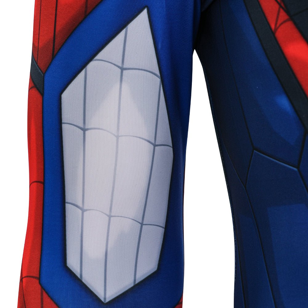 Marvel: Spider - Man Cosplay Jumpsuit, Premium Halloween Costume for Adults, Authentic Muscle Print Design - Coscosmos