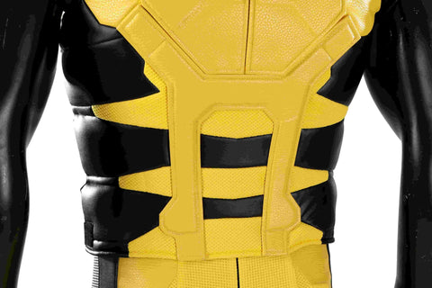 Marvel Wolverine Classic Yellow Suit Full Set Cosplay Costume, X - Men Logan Superhero Outfit for Adult Cosplay - Coscosmos