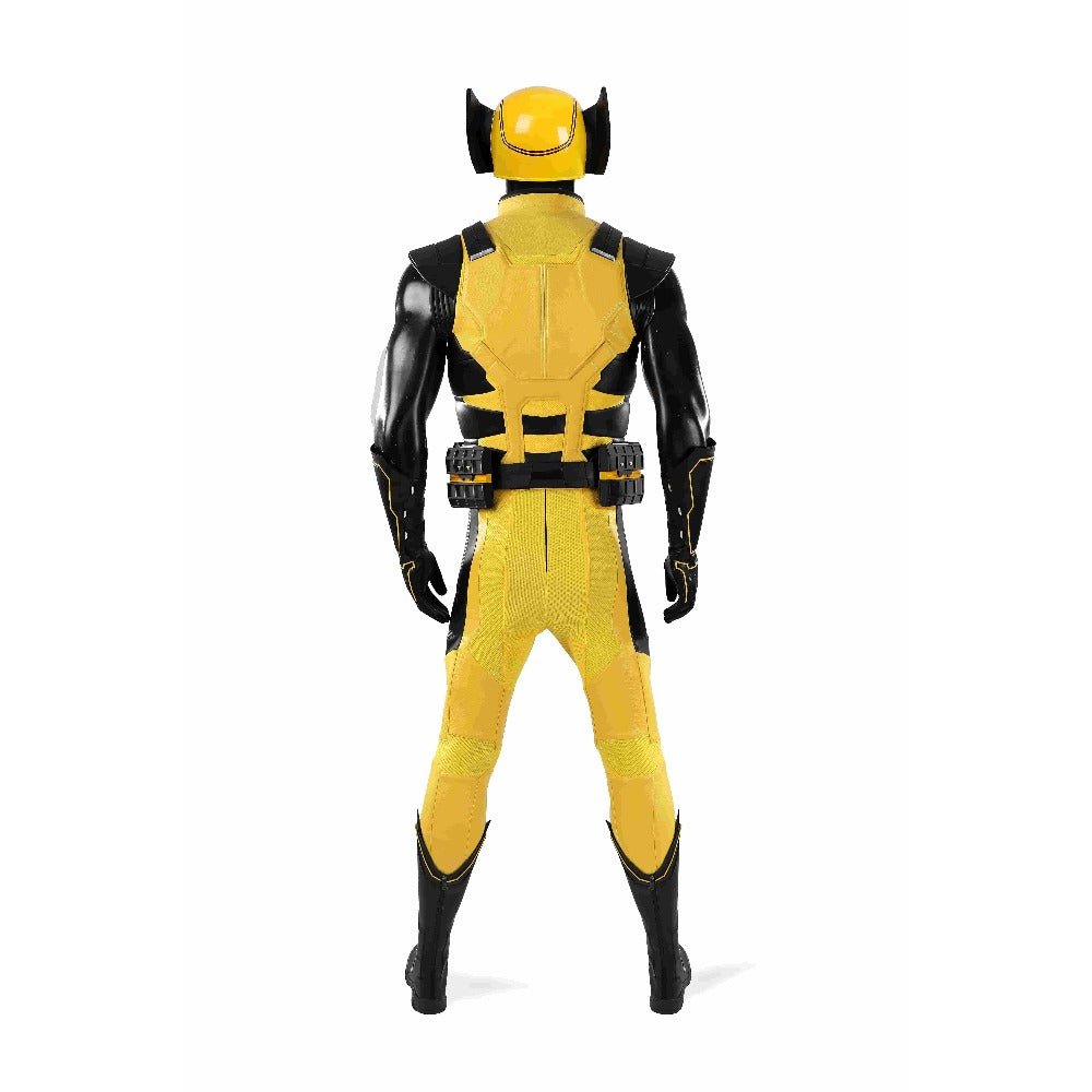 Marvel Wolverine Classic Yellow Suit Full Set Cosplay Costume, X - Men Logan Superhero Outfit for Adult Cosplay - Coscosmos