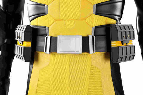 Marvel Wolverine Classic Yellow Suit Full Set Cosplay Costume, X - Men Logan Superhero Outfit for Adult Cosplay - Coscosmos
