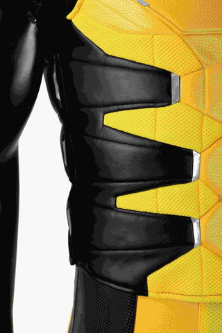 Marvel Wolverine Classic Yellow Suit Full Set Cosplay Costume, X - Men Logan Superhero Outfit for Adult Cosplay - Coscosmos
