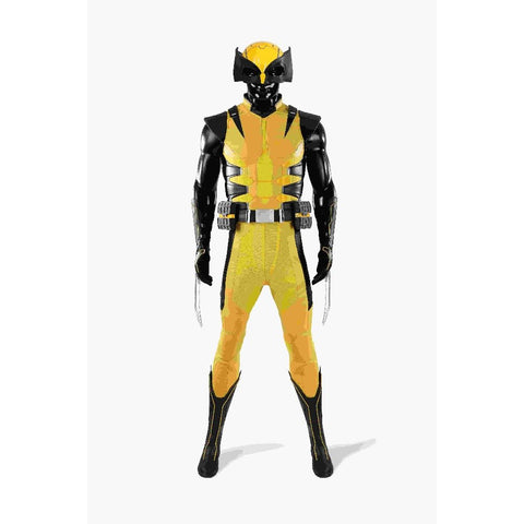 Marvel Wolverine Classic Yellow Suit Full Set Cosplay Costume, X - Men Logan Superhero Outfit for Adult Cosplay - Coscosmos