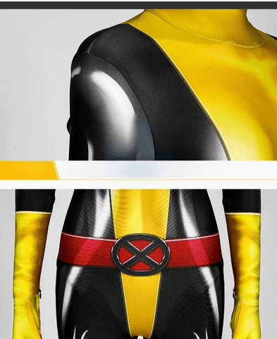 Marvel X - Men Shadowcat Comic Version Jumpsuit, Kitty Pryde Women Cosplay Tight Bodysuit, Superhero Comic Con Outfit - Coscosmos