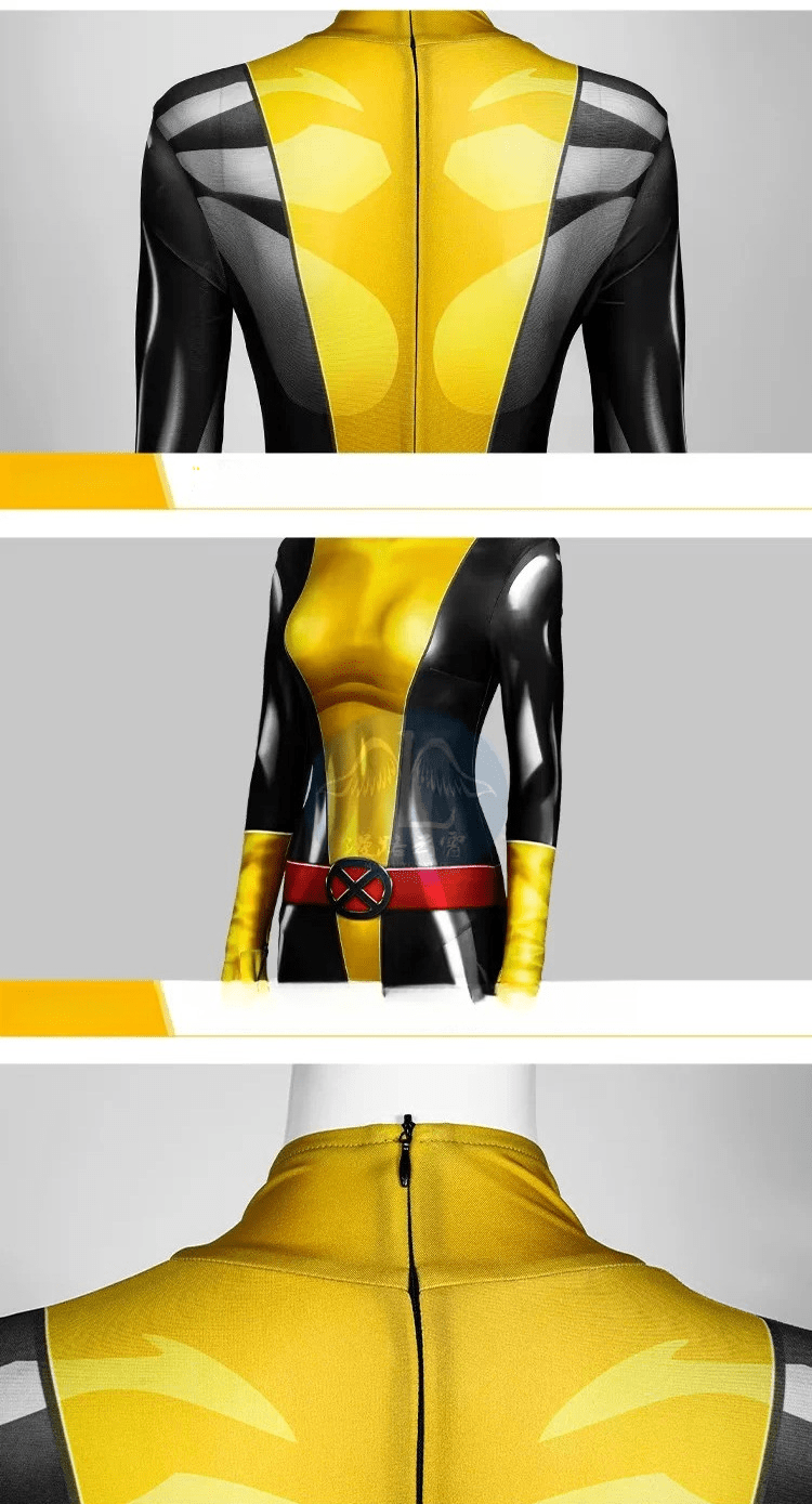 Marvel X - Men Shadowcat Comic Version Jumpsuit, Kitty Pryde Women Cosplay Tight Bodysuit, Superhero Comic Con Outfit - Coscosmos