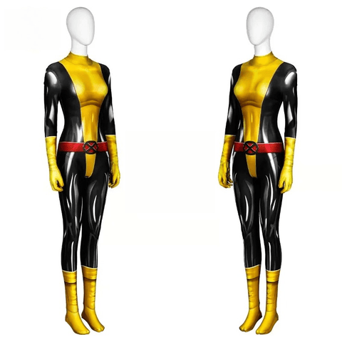 Marvel X - Men Shadowcat Comic Version Jumpsuit, Kitty Pryde Women Cosplay Tight Bodysuit, Superhero Comic Con Outfit - Coscosmos