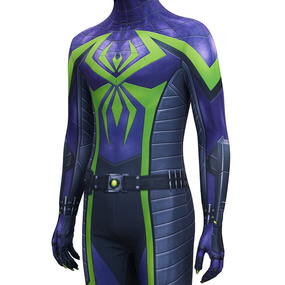 Marvel's Spider - Man 2 Shadow Spider - Man Suit Cosplay Costume - Coscosmos