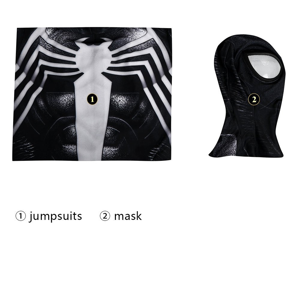 Marvel's Spider‑Man 2 Venom Cosplay Costume - Coscosmos