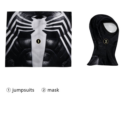 Marvel's Spider‑Man 2 Venom Cosplay Costume - Coscosmos